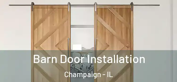 Barn Door Installation Champaign - IL
