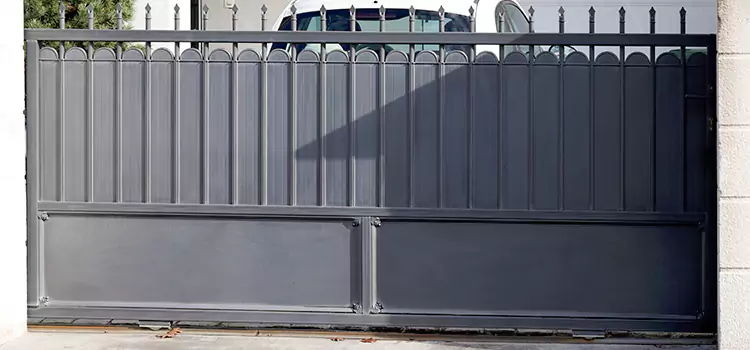 Metal Driveway Gate Installation Champaign